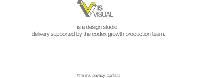 IsVisual footer.